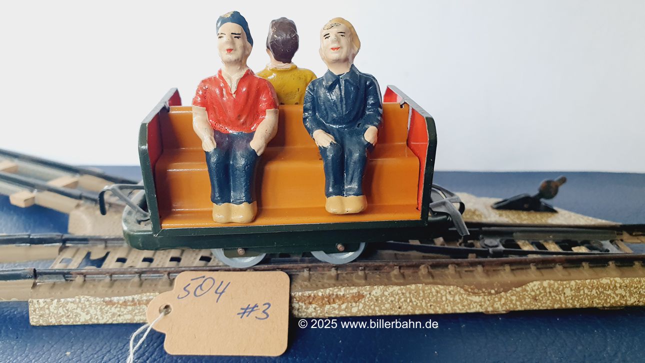 Arbeiterwagen mit hellbrauner Bank