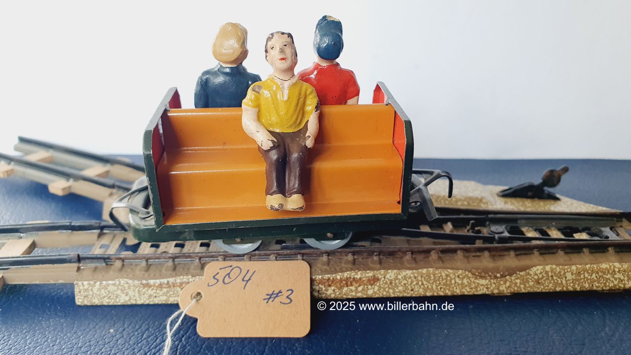 Arbeiterwagen mit hellbrauner Bank