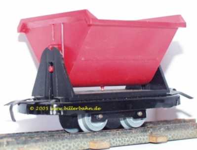 black tin chassis - red plastic tipper