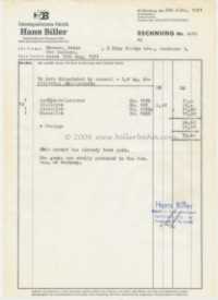 original invoice 1971